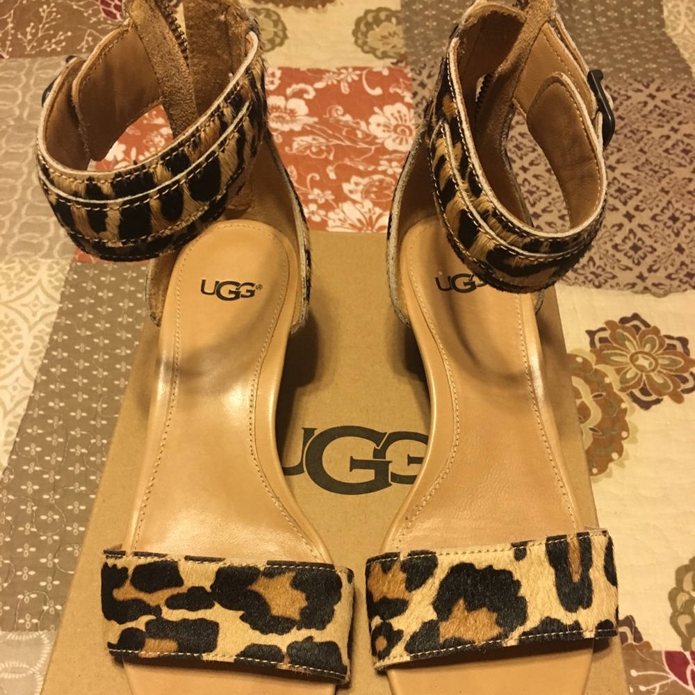 Ugg Leopard Wedges